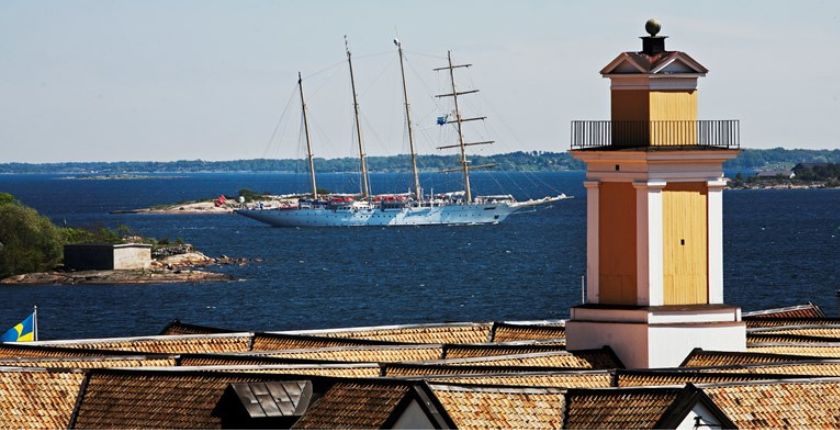 Örlogsstaden Karlskrona i Blekinge.