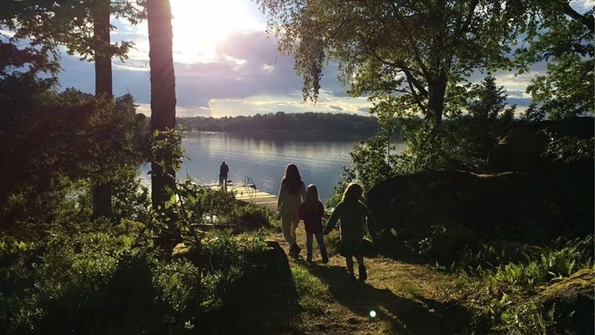 Badplatsen på Karön i Ronneby