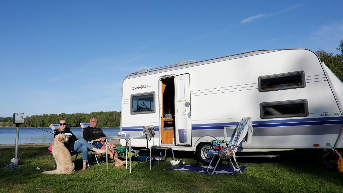Bo på camping med hund i Blekinge