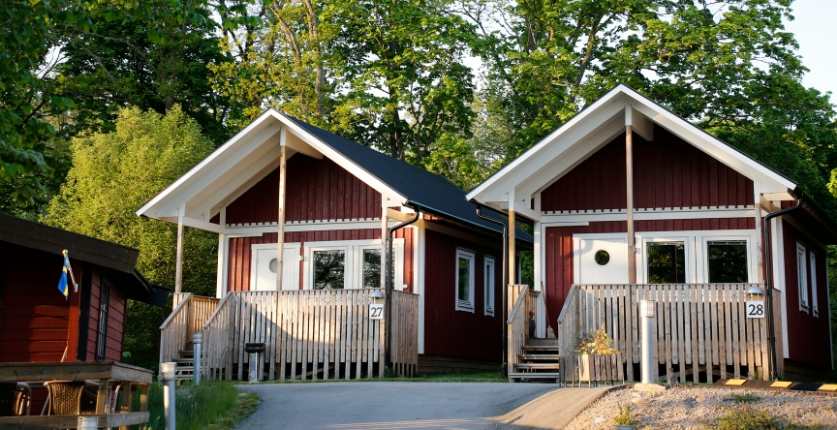 Dragsö camping och stugby i Karlskrona i Blekinge