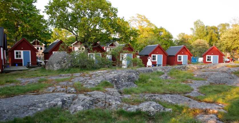 Dragsö camping och stugby i Karlskrona, Blekinge