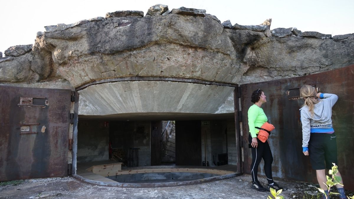 Övernatta i ett värn vid Eriskbergsleden