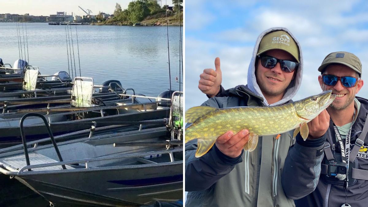 Gäddfiske hos Campn Dragsö Sportfishing i Karlskrona