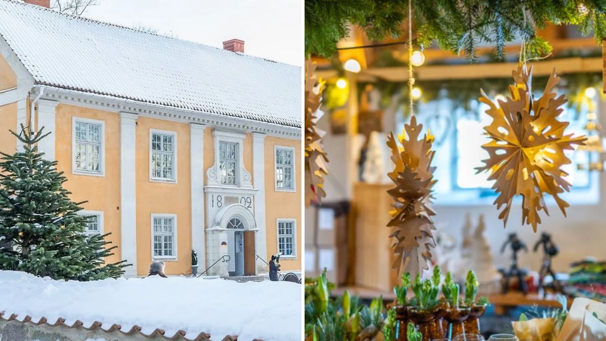 Julmarkand i Sölvesborgs Slottslängor, Blekinge