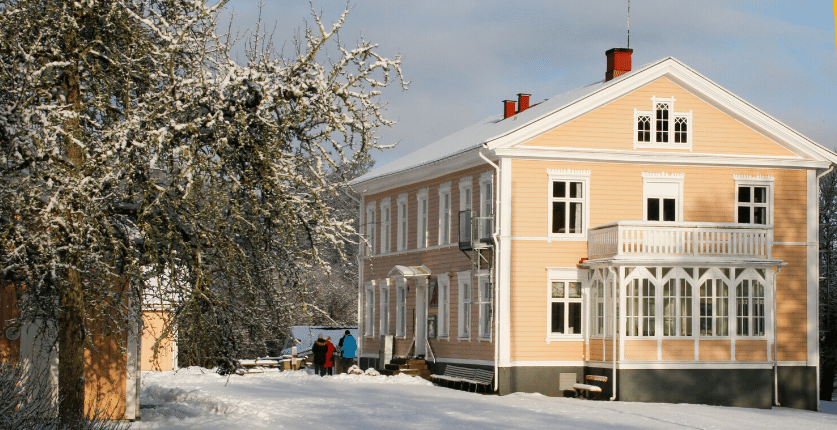 Långfärdskidor i Blekinge på Karlsnäsgården i Ronneby