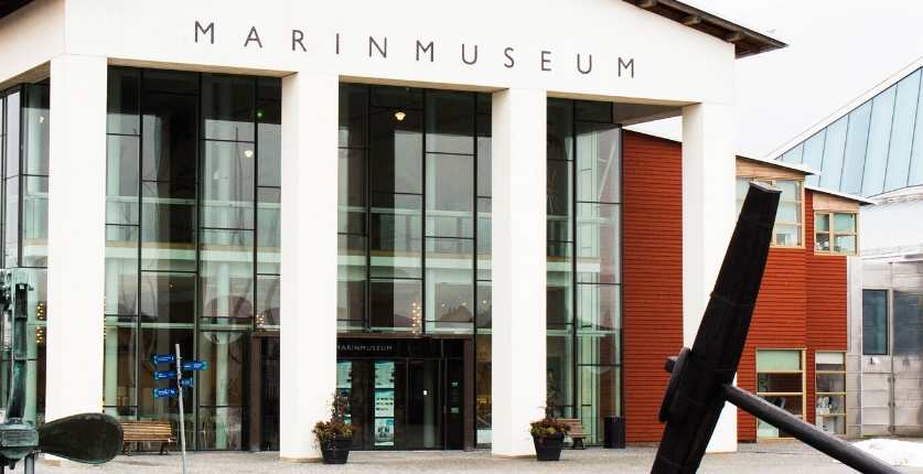 Marinmuseum i Karlskrona, en vacker entré