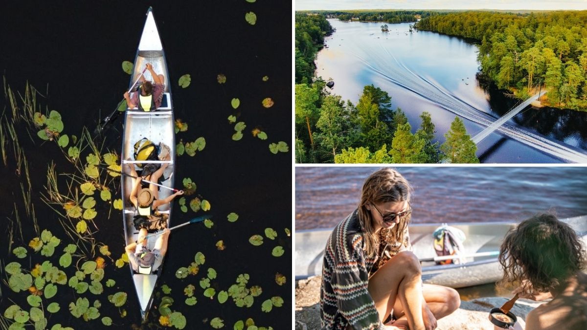 Centrum för paddling i sjö och sjöleder - Halen i Olofström, Blekinge