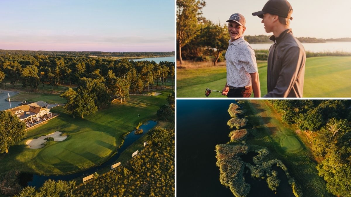 Golf i Blekinge längs Sveriges Golfkust med kustnära fairways, klubbhus och skärgårdsnatur.