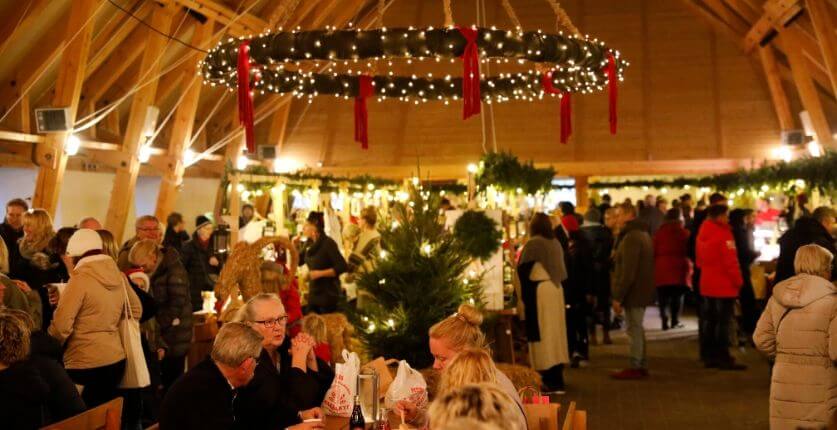 Julmarknad på Slottslängorna i Sölvesborg
