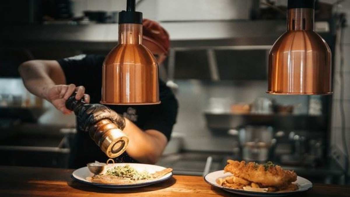 Köket hos Fisky Business på Hanö i Blekinge
