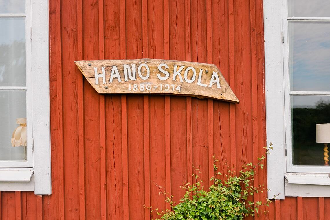 Hanö school sign 1886-1914