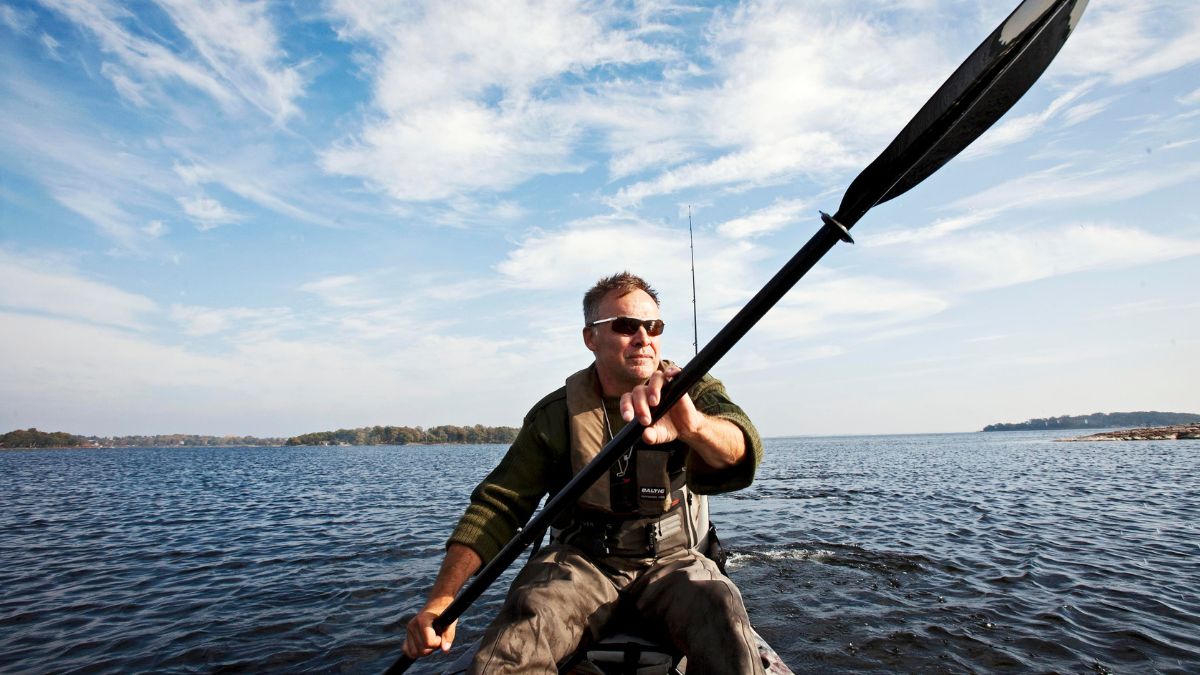 Fiske från kajak i Blekinges skärgård