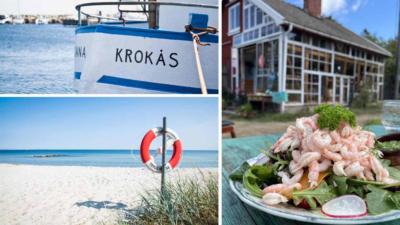 Hörvik och Krokås idylliska fiskelägen på Listerlandet.