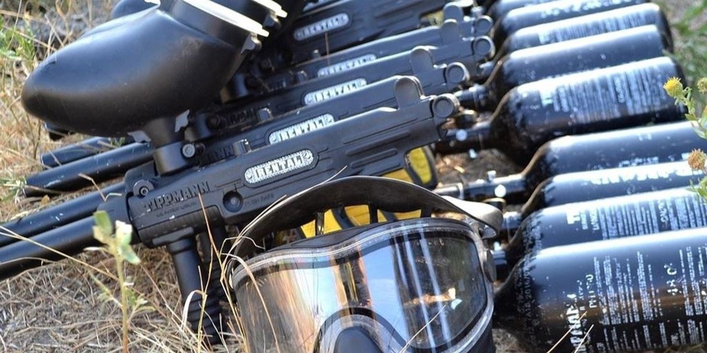 Spela paintball i Ysane, Sölvesborg