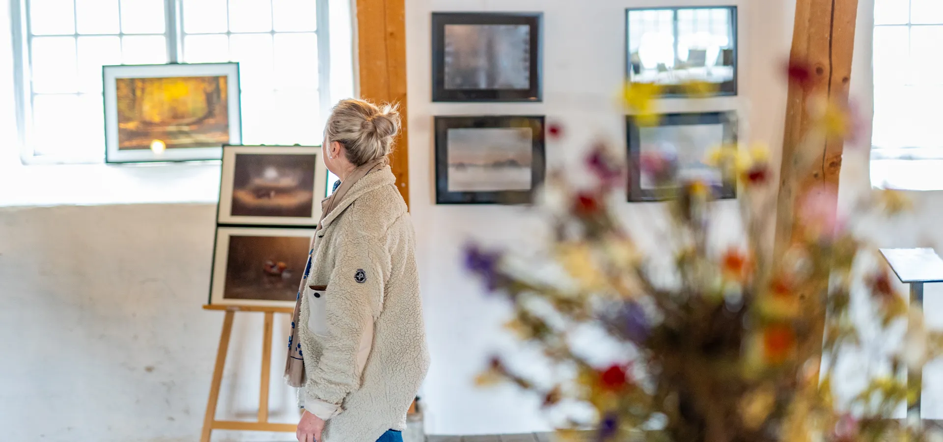Konstutställning i Sölvesborgs slottslängor