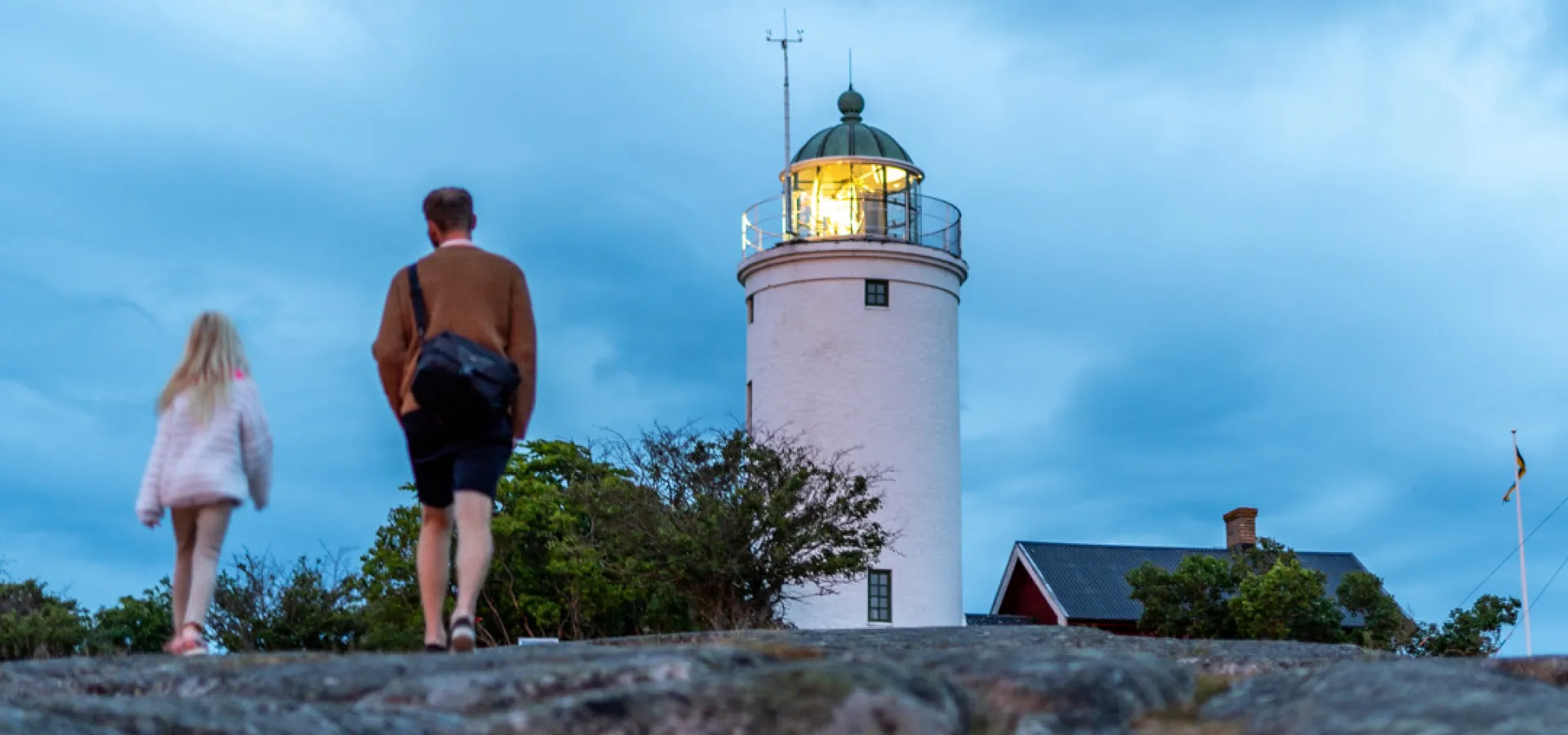 Blekingefyr som symboliserar synlighet och trovärdighet.