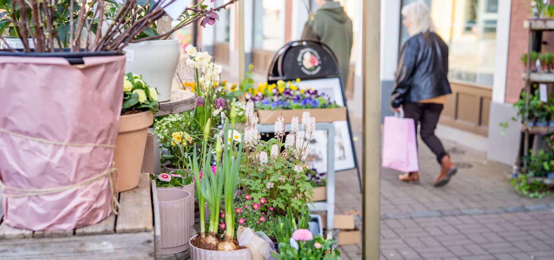 Shopping i Sölvesborg på Södergatan
