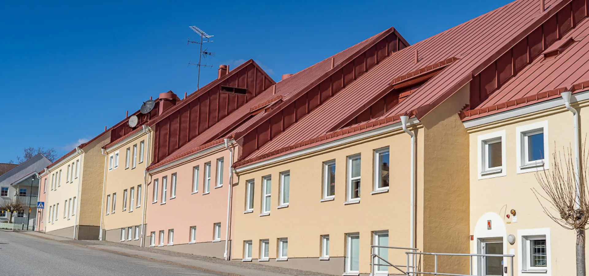 Vårfärger i Sölvesborg - markgatan