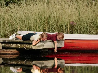 Barnvänlig camping i Blekinge - Långasjönäs 