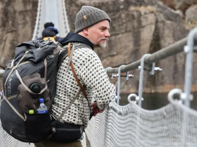 Eriskbergsleden i Blekinge - med broar som förbinder lederna