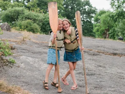 Skärgårdslivet på en ö i Blekinge. Paddling, vandring och äventyr.