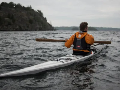 Paddling i skärgården längs Blekinges kustled i Järnavik, Ronneby