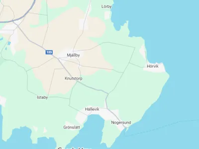 Karta över sölvesborg