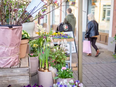Shopping i Sölvesborg på Södergatan