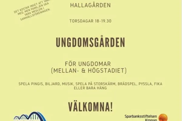 Hallagården för ungdomar