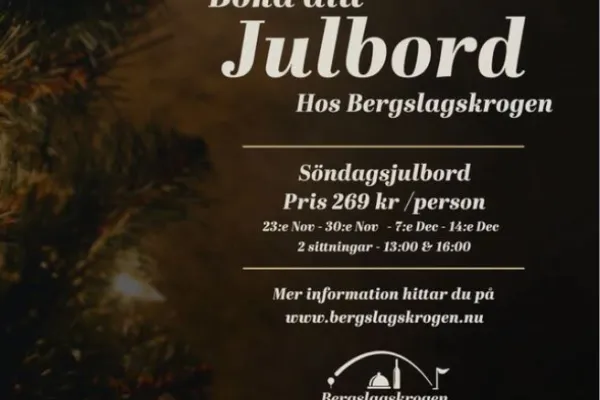 Julbord på Bergslagskrogen