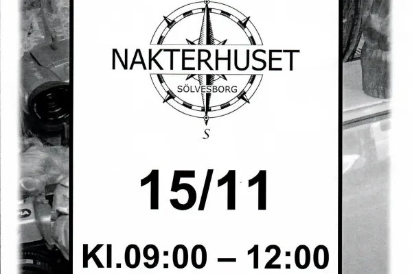 Loppis på Nakterhuset Sölvesborg