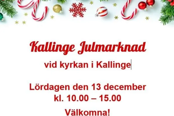 Julmarknad i Kallinge