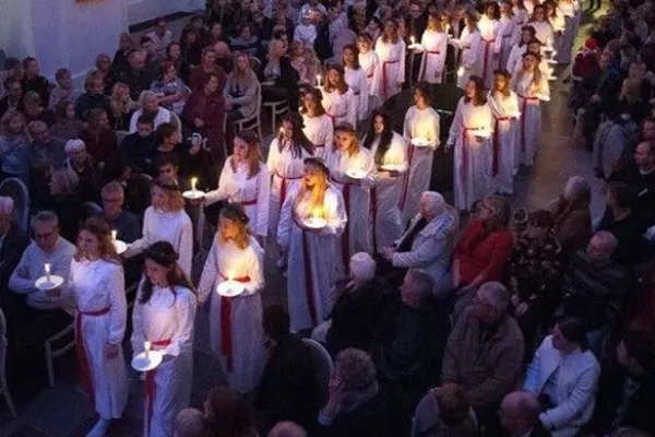 Luciahögtid i Aspö kyrka