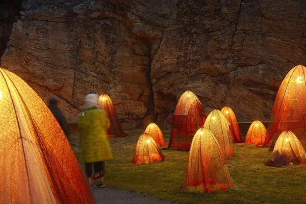 Underworld - Ljusinstallation i Järnvägstunneln i världsarvets Karlskrona 