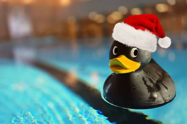 Jullov på Holjebadet