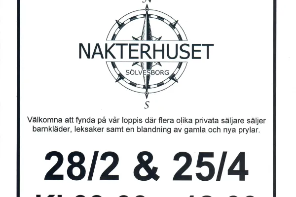 Loppismix på Nakterhuset Sölvesborg