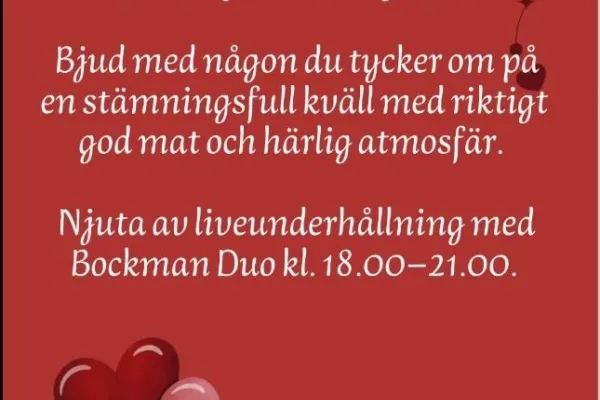 Fira alla hjärtans dag med oss!