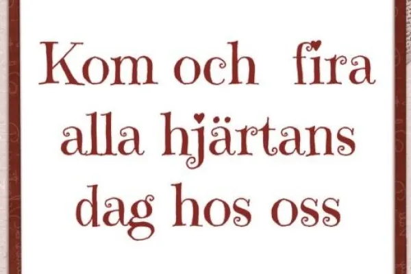 Alla hjärtans dag på Halens kök & bar