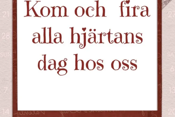 Alla hjärtans dag på Halens kök & bar