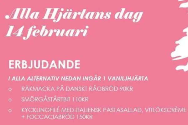 Alla hjärtans erbjudande!