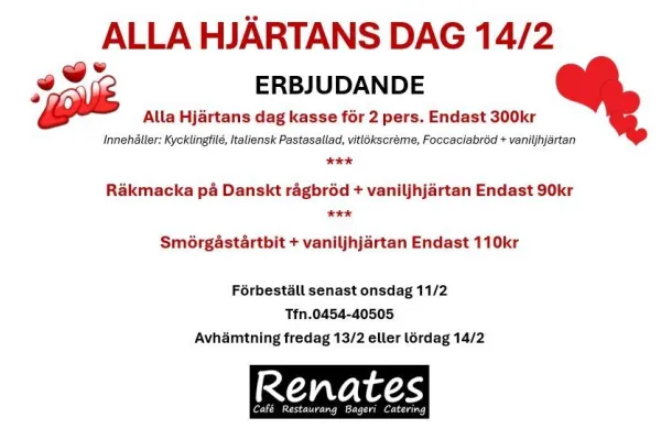 Alla hjärtans erbjudande!