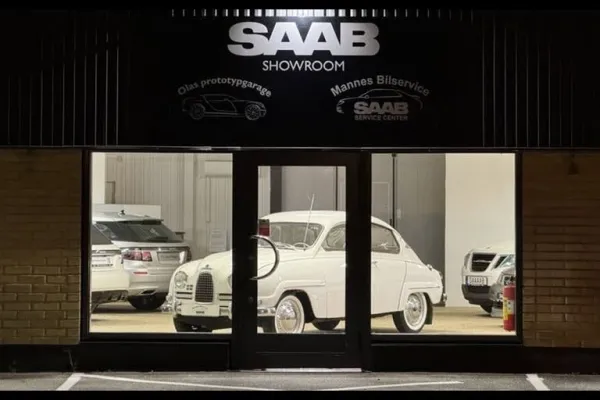 Öppning av Saab showroom