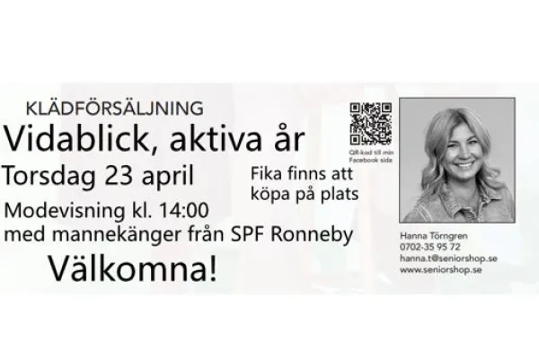 Modevisning med mannekänger från SPF