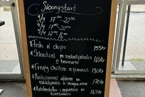 Säsongsstart på restaurang Skutan i Nogersund under påsken!
