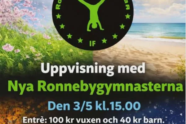 Våruppvisning Nya Ronnebygymnasterna