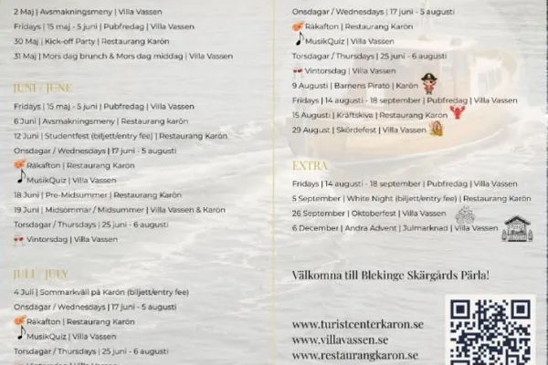 Avsmakningsmeny Villa Vassen 2026