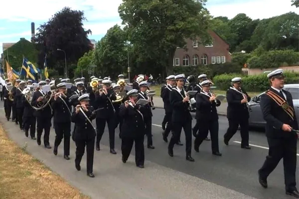 Musikmarsch i Karlshamn