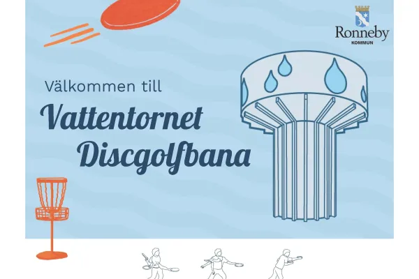 Invigning Discgolfbana vid Vattentornet 