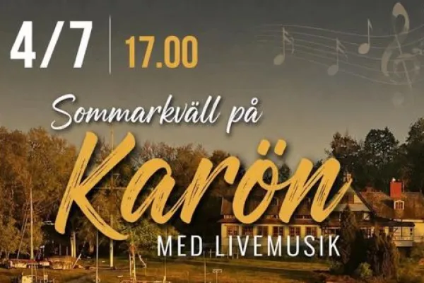 Sommarkväll på Karön