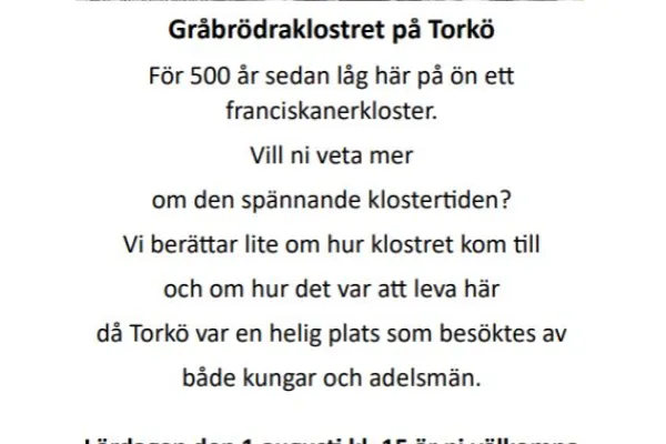 Gråbrödraklostret på Torkö